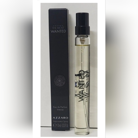 AZZARO THE MOST WANTED EAU DE PARFUM INTENSE 0.33 oz TRAVEL SPRAY FOR MEN - Picture 3 of 4